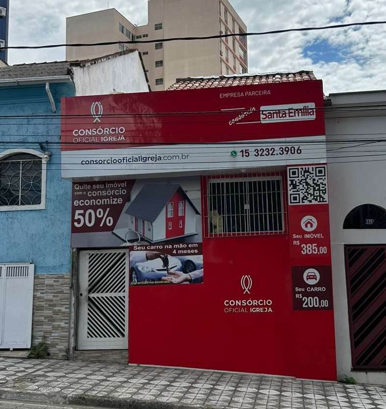 Casa comercial de 130 m² com 4 salas para locação no Centro